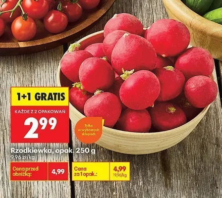 Rzodkiewka promocja w Biedronka
