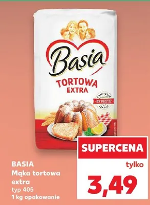 Mąka tortowa extra typ 405 promocja w Kaufland