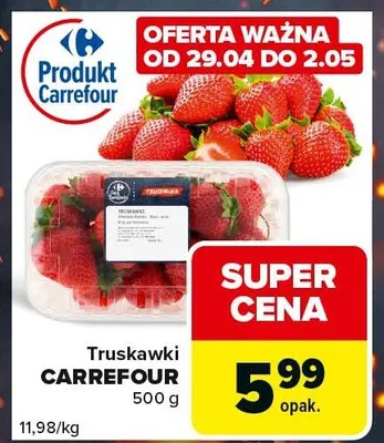 Truskawki Carrefour promocja w Carrefour Express
