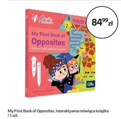 My First Book of Opposites Czytaj z Albikiem interaktywna mówiąca książka promocja w Empik