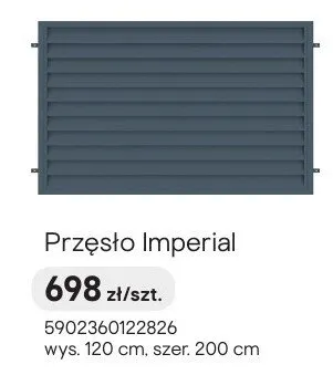 Przęsło Imperial promocja w Castorama