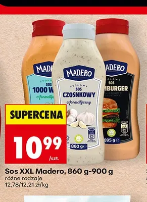 Sos hamburgerowy XXL Madero promocja w Biedronka