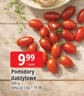 Pomidory daktylowe promocja w Leclerc