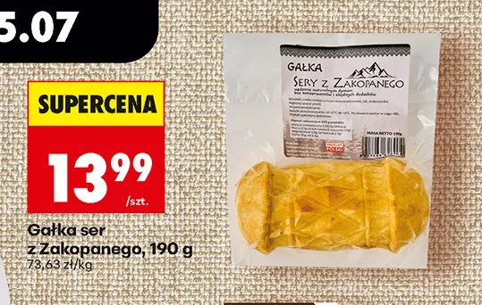 Ser Gałka z Zakopanego promocja w Biedronka