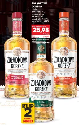 Likier różne rodzaje 0,5 l promocja w Kaufland