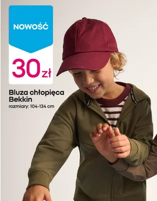 Bluza chłopięca Bekkin promocja w Pepco