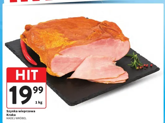 Szynka wieprzowa Kraka Madej Wróbel promocja w Intermarche