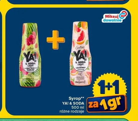 Syrop malina i arbuz YA! & Soda promocja w Carrefour