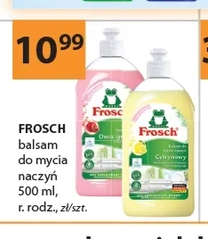 Balsam do mycia naczyń Frosch promocja w Drogerie Laboo