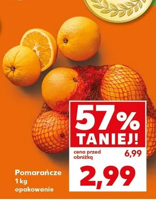 Pomarańcze promocja w Kaufland
