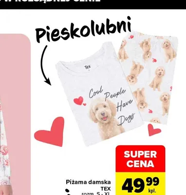 Piżama damska TEX promocja w Carrefour