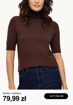Sweter z dzianiny promocja w C&A