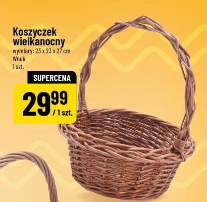 Koszyczek wielkanocny promocja w POLOmarket