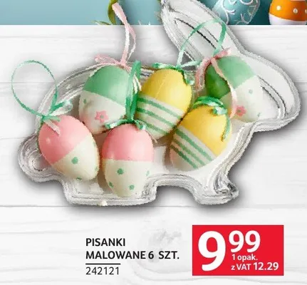 Pisanki malowane 6 szt. promocja w Selgros