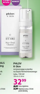 Oczyszczająca pianka na bazie fermentowanego ryżu K-Skin promocja w Hebe