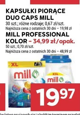 Kapsułki piorące Duo Caps Mill promocja w Stokrotka
