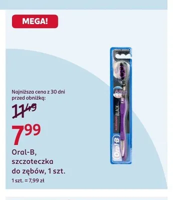 Szczoteczka do zębów Oral-B promocja w Rossmann