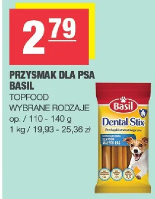 Przysmak dla psa basil promocja w SPAR
