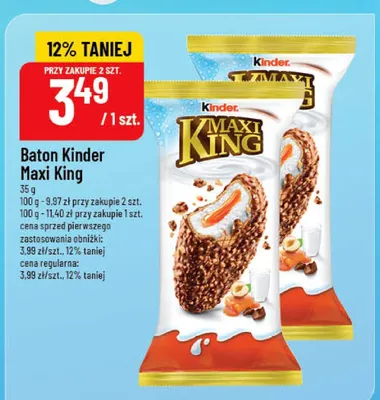 Baton Maxi King promocja w POLOmarket