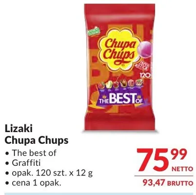 Lizaki Chupa Chups The best of, Graffiti promocja w Makro