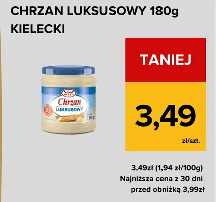 Chrzan luksusowy promocja w Supeco