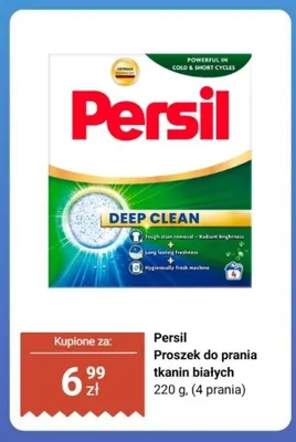 Proszek do prania tkanin białych Persil promocja w Biedronka