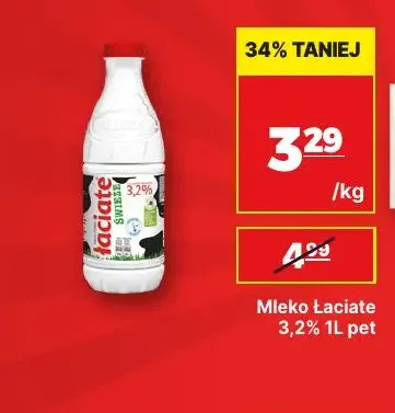 Mleko Łaciate 3,2% promocja w API Market