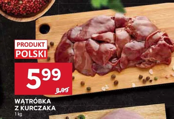 Wątróbka z kurczaka promocja w Stokrotka