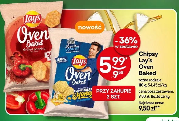 Chipsy Oven Baked promocja w Żabka