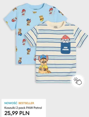 Koszulki 2-pak PAW Patrol promocja w Sinsay