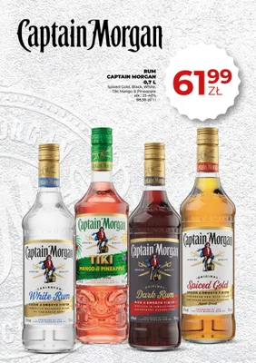 Rum Captain Morgan White promocja w Duży Ben
