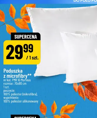 Poduszka z microfibry Morfeus 70x80 cm AMW promocja w POLOmarket