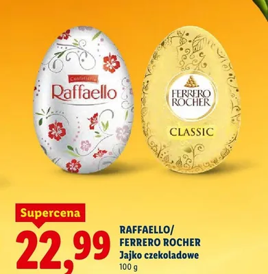 Jajko czekoladowe Raffaello promocja