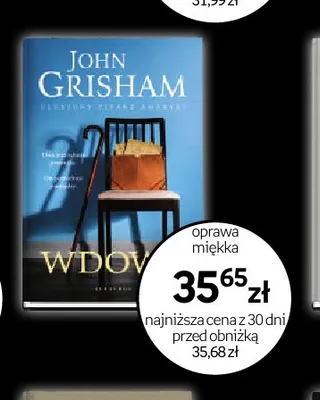 Książka Wdow... John Grisham oprawa miękka promocja w Empik
