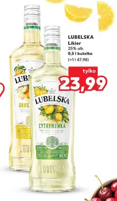 Likier Lubelska Cytrynówka promocja w Kaufland