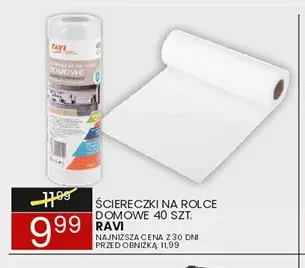 Ściereczki na rolce domowe Ravi promocja w Wafelek