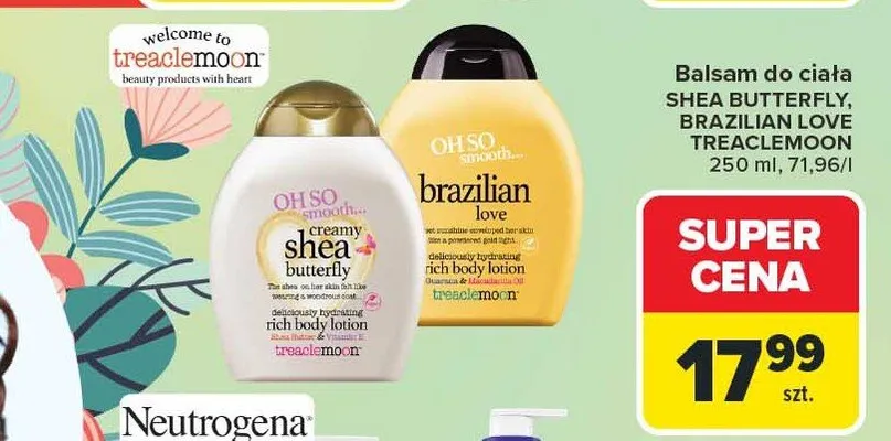 Balsam do ciała Shea Butterfly, Brazilian Love promocja w Carrefour