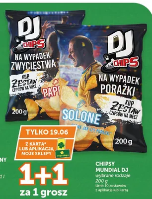 Chipsy DJ Chips Papryka promocja w Groszek