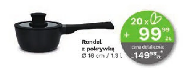 Rondel z pokrywką 16 cm 1,3 l Zwieger promocja w Stokrotka