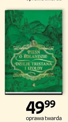 Książka Pieśń o Rolandzie Dzieje Tristana i Izoldy oprawa twarda promocja w Empik