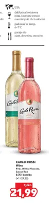 Wino różowe Carlo Rossi Pink promocja w Kaufland