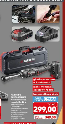 Akumulatorowa grzechotka Parkside Performance promocja w Kaufland