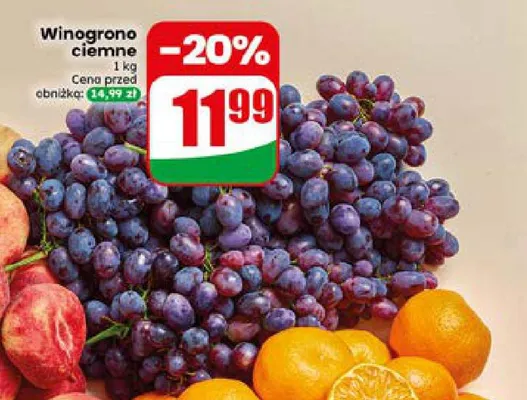 Winogrono ciemne promocja w Dino