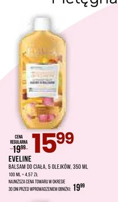 Balsam do ciała 5 olejków Eveline promocja w Drogerie Natura