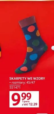 Skarpety we wzory promocja w Selgros