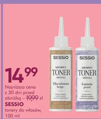 Tonery do włosów promocja w Super-Pharm