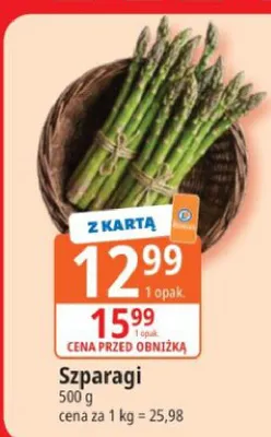 Szparagi promocja w Leclerc