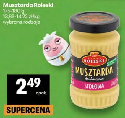 Musztarda wybrane rodzaje promocja w Delikatesy Centrum