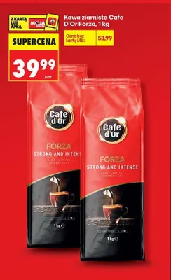 Kawa ziarnista Cafe D'Or Forza promocja w Biedronka