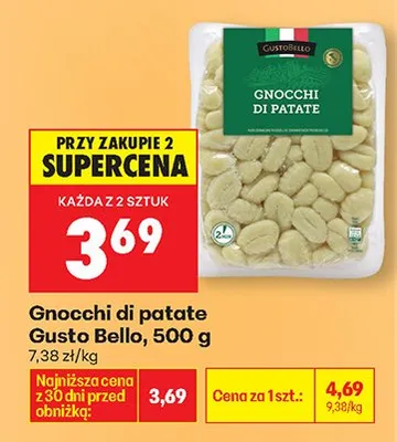 Kluski ziemniaczane Gnocchi di patate promocja w Biedronka